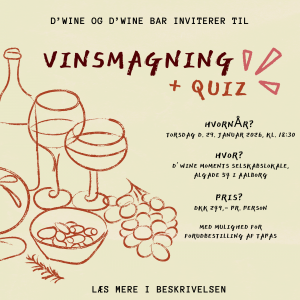 Vinsmagning og quiz-aften Aalborg